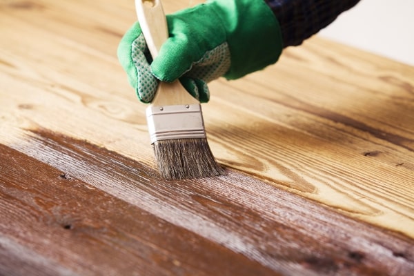 Wood Cabinet Staining