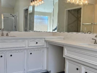 Bathroom Cabinet Painting Services